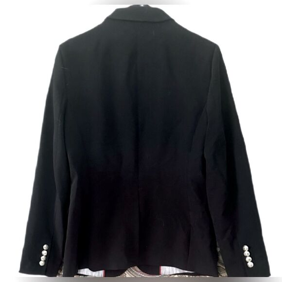 Tommy Hilfiger Women’s Jacket 10 Black Blazer One Button Lined Career Office - Picture 3 of 9